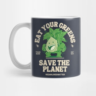 Eat Your Veggies, Save the planet! Mug